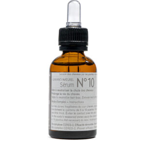 Flacon de sérum n°10 clauderer pour la vitalité des cheveux