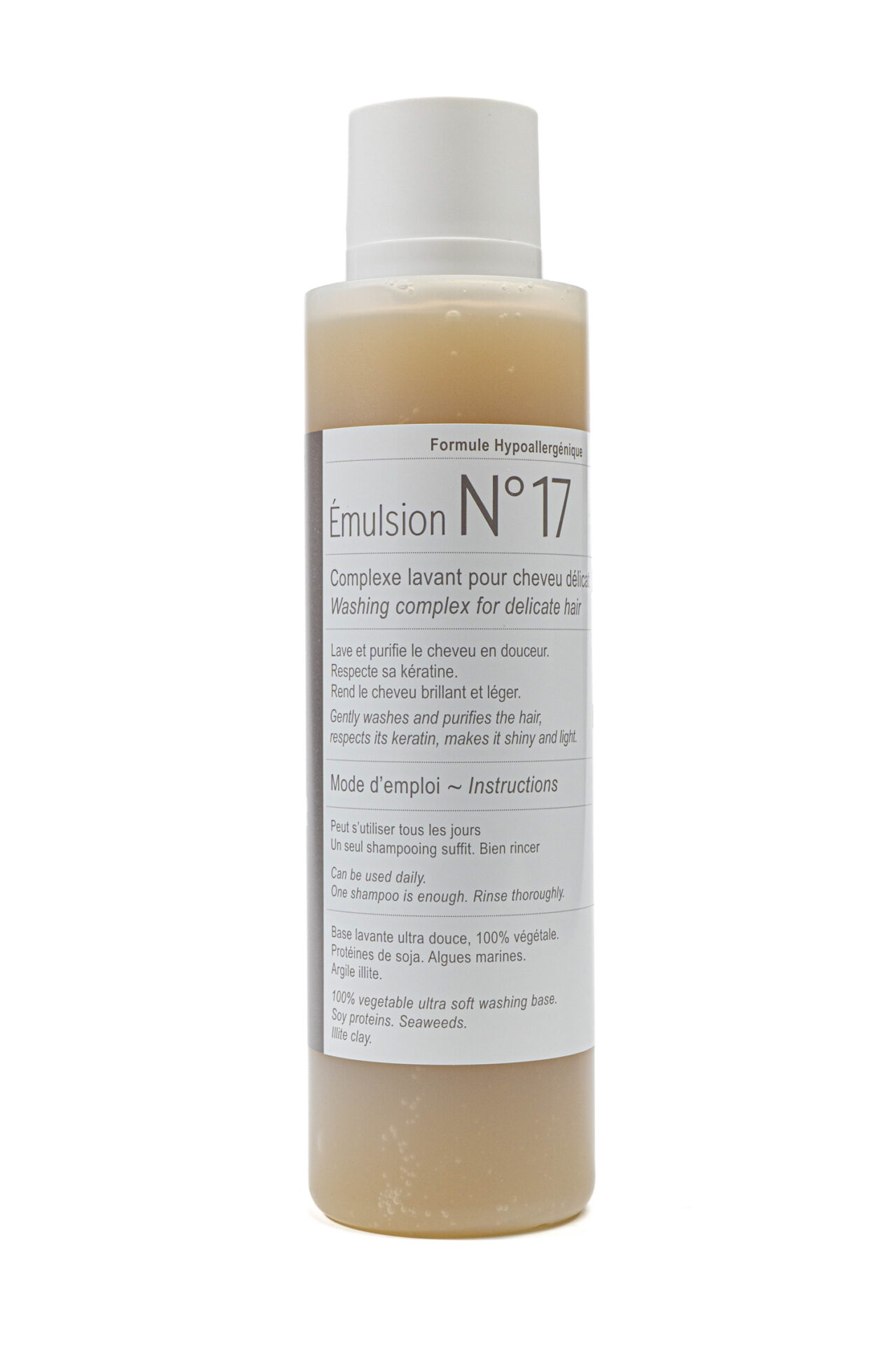 Clauderer Emulsion No. 17. Natural purifying shampoo for oily hair