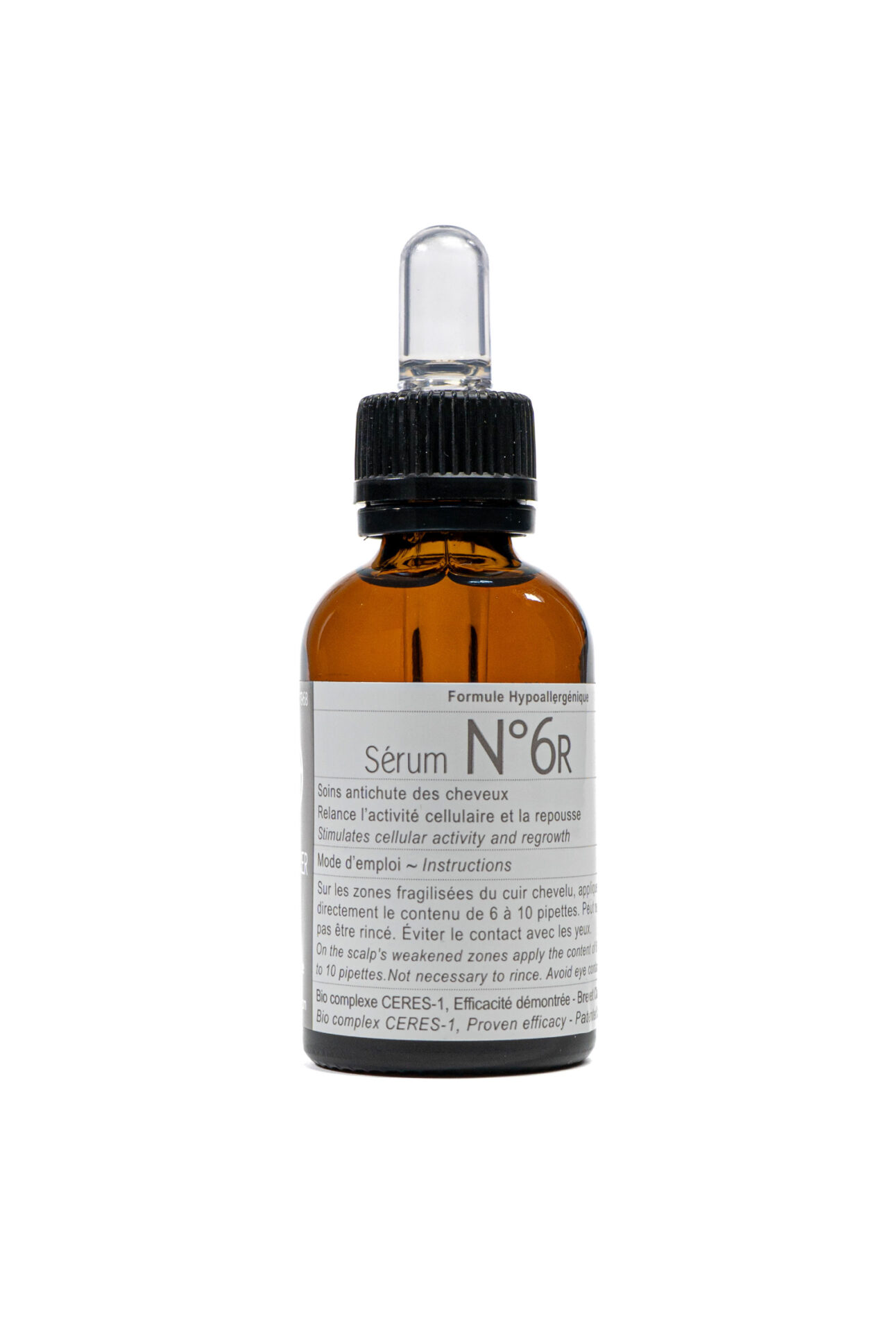 Clauderer No. 6R anti-hair loss serum bottle